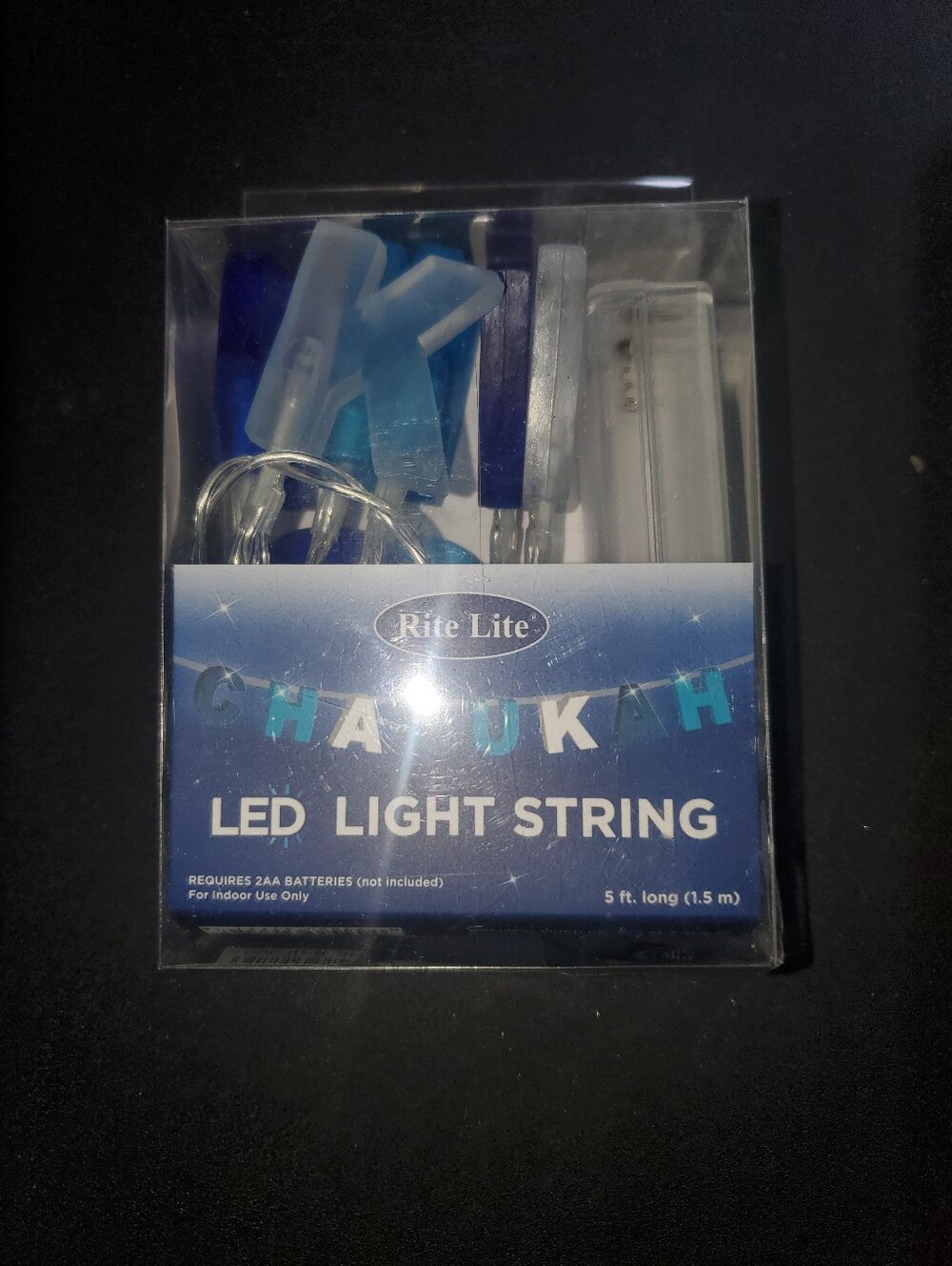 Blue LED Light String - Chanukah Decoration
